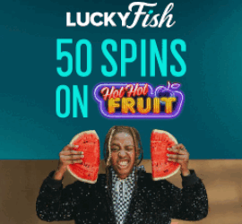 luckyfish free spins welcome bonus