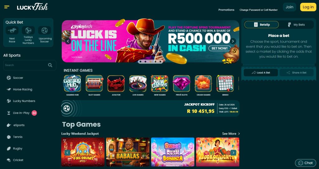 luckyfish casino homepage