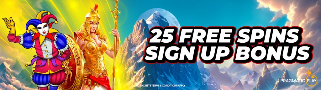 tictacbets 25 free spins welcome bonus