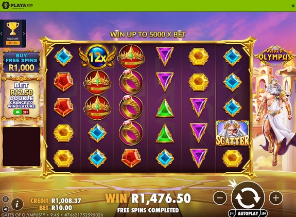 gates of olympus playabets free spins game slot