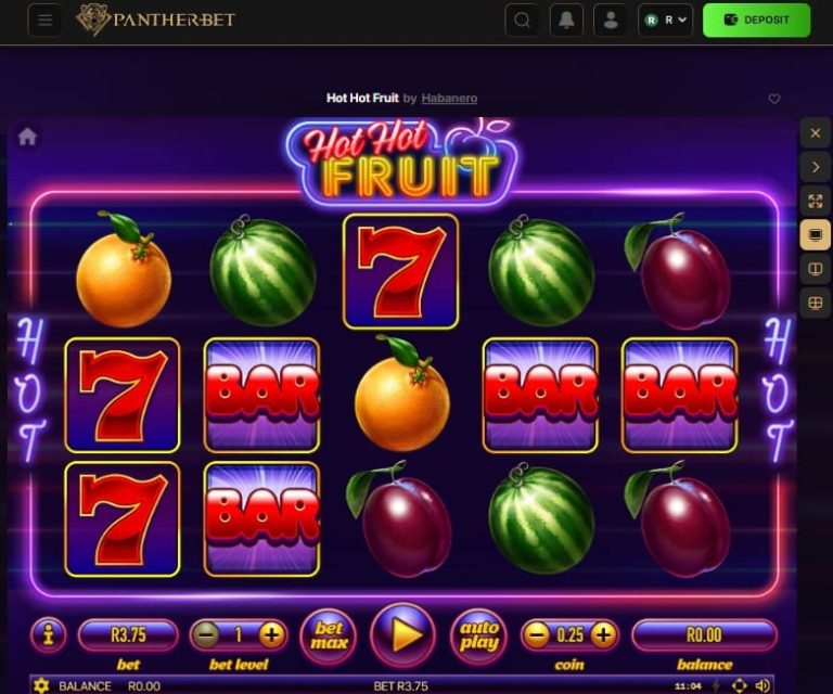 hot hot fruit game on pantherbet