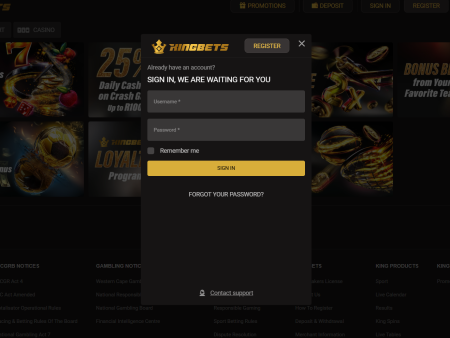 Kingbets Register & Login Guide South Africa (2026)