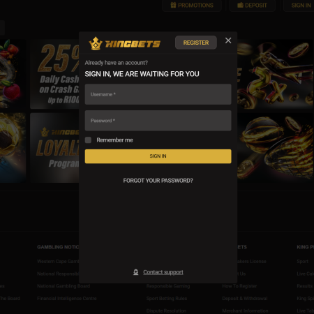 Kingbets Register & Login Guide South Africa (2026)