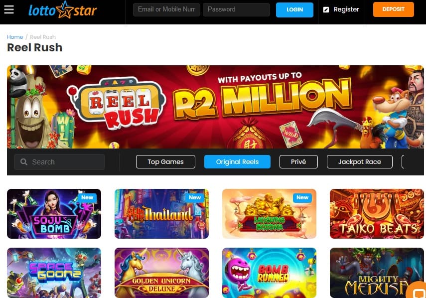 lottostar casino homepage