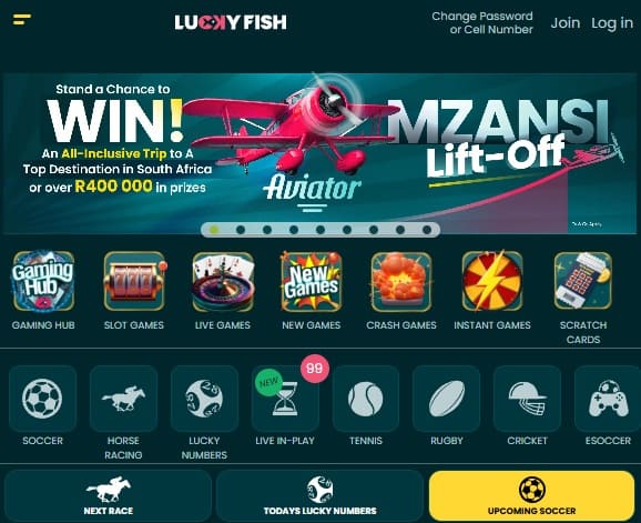 lucky fish casino south africa