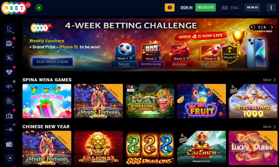 Mbet casino and sports betting site