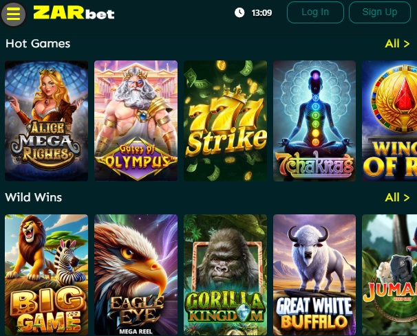 zarbet slot games
