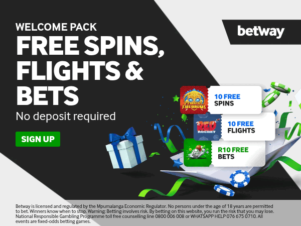 betway welcome bonus free spisn and flights