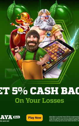 Playabets Weekly Cashback Bonus South Africa 2026