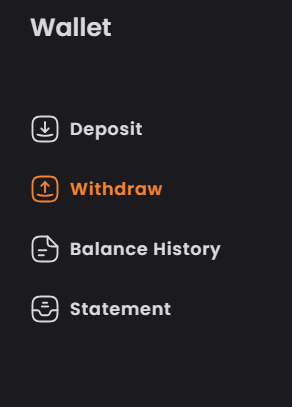 apexbets wallet withdrawal section