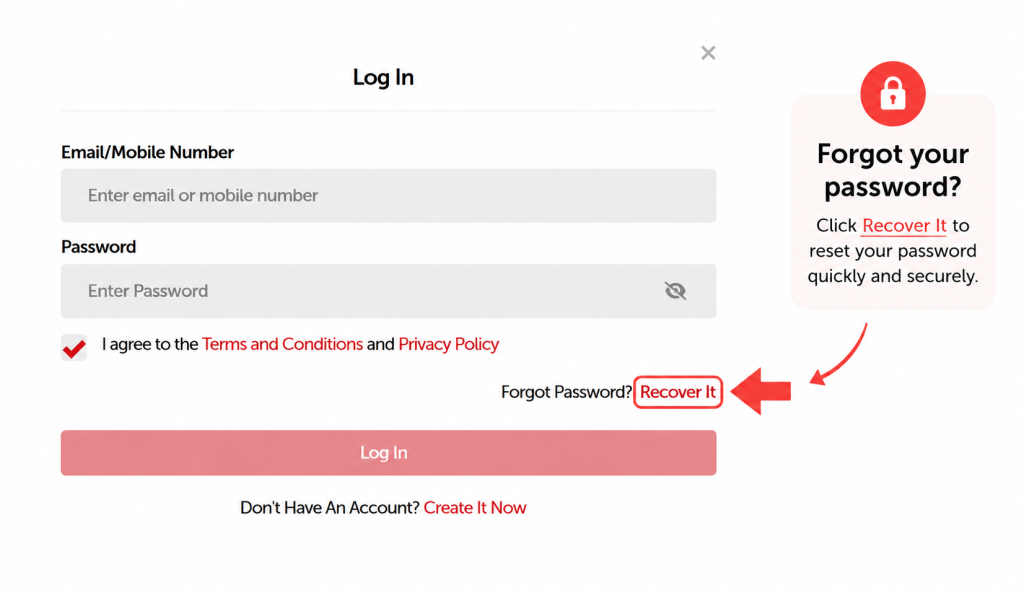 playbet reset password guide