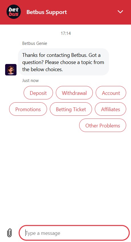 betbus live support chat