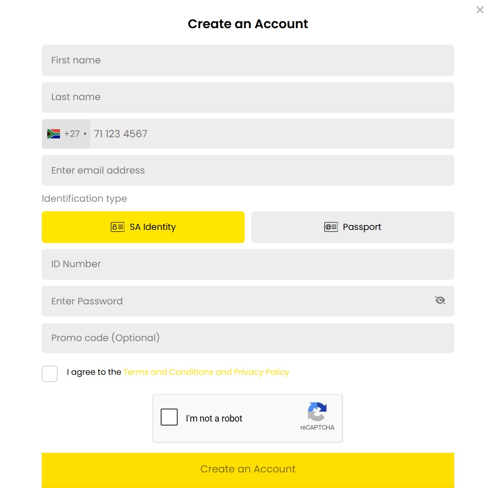 bettabets registration page