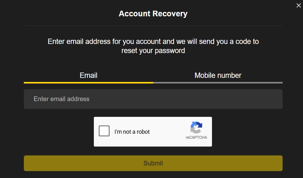 easybet account recovery