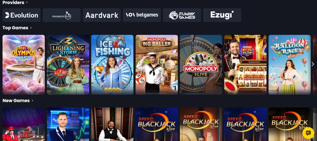 easybets live dealer section